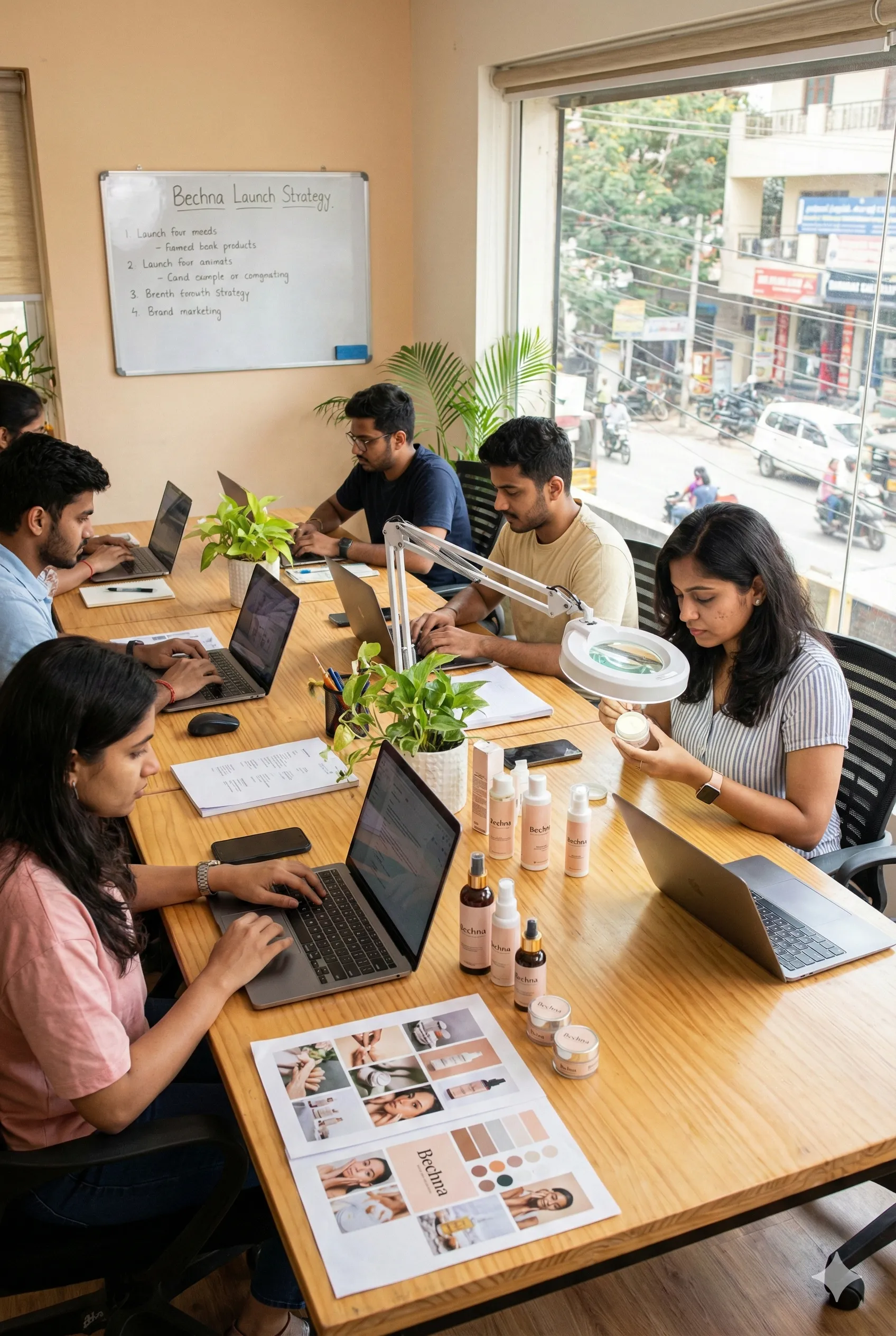 Skincare startup workstation